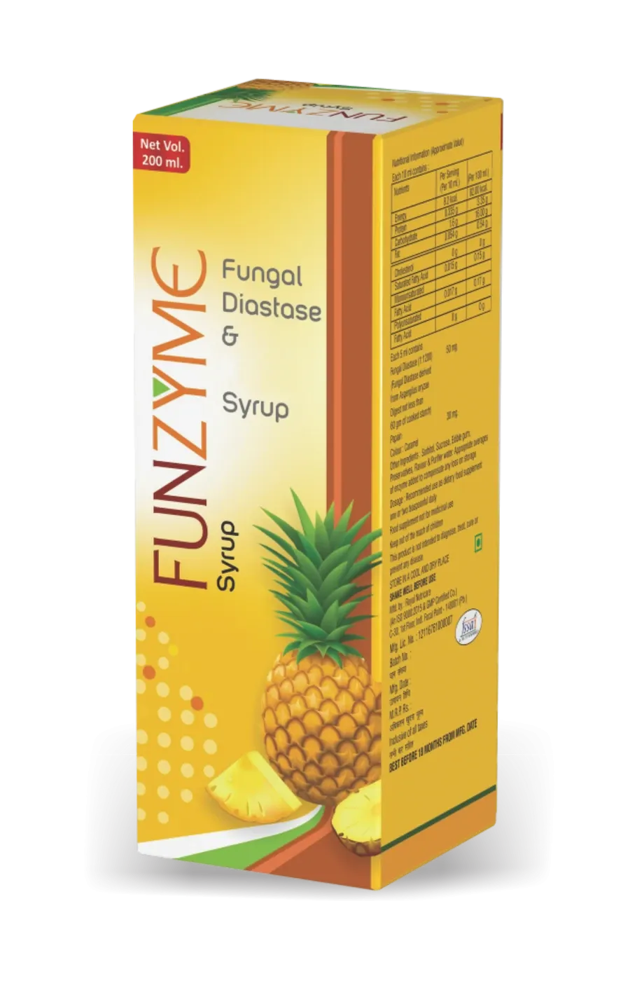 Funzyme syrup pack