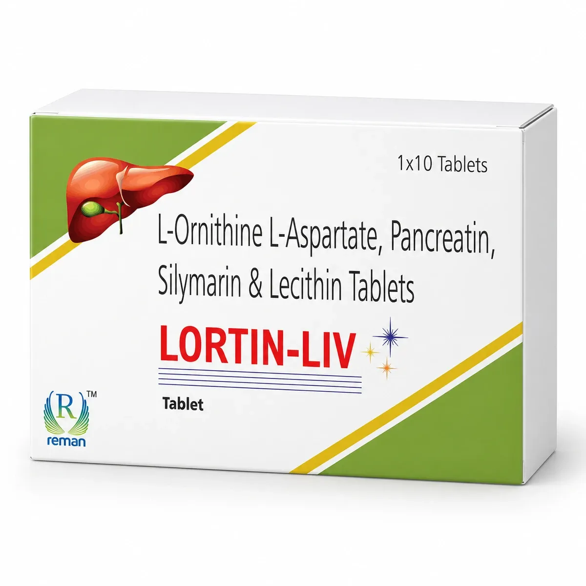 Lortin-Liv tablets pack