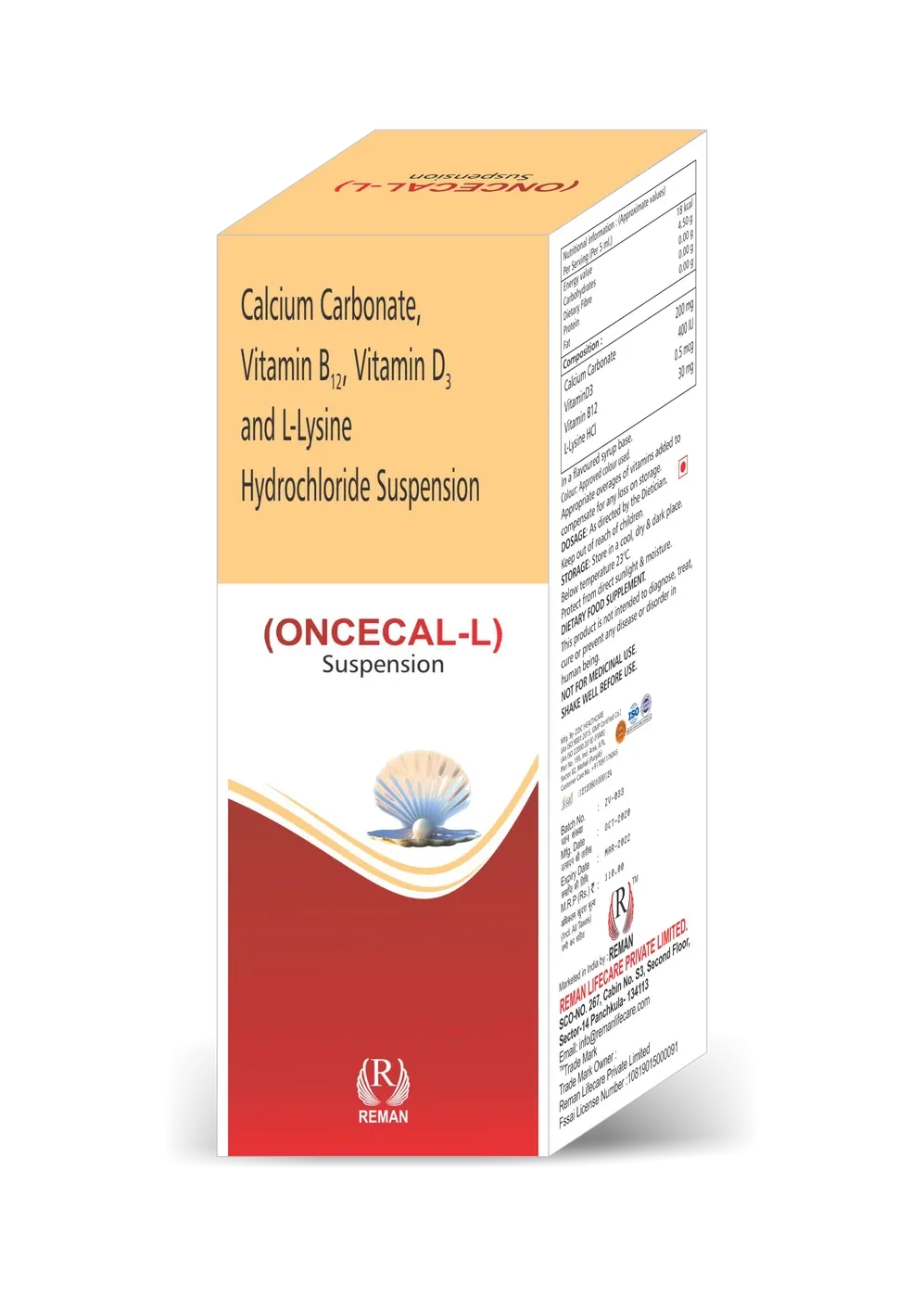 Oncecal-L suspension pack