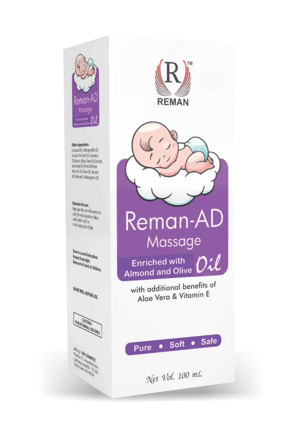 Reman-AD massage oil pack