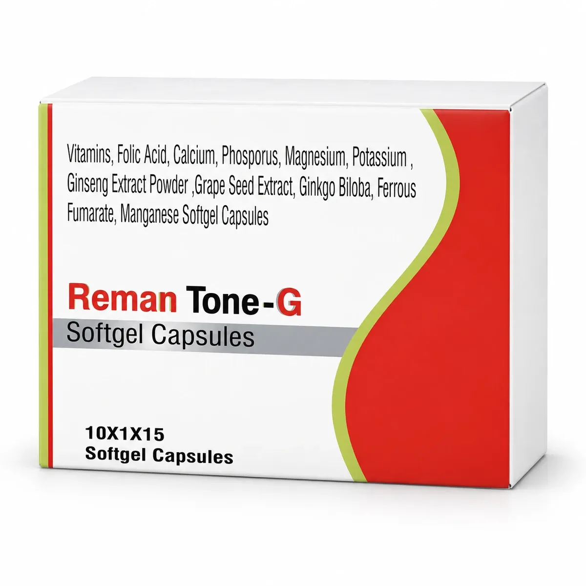 Reman Tone-G softgel capsules pack