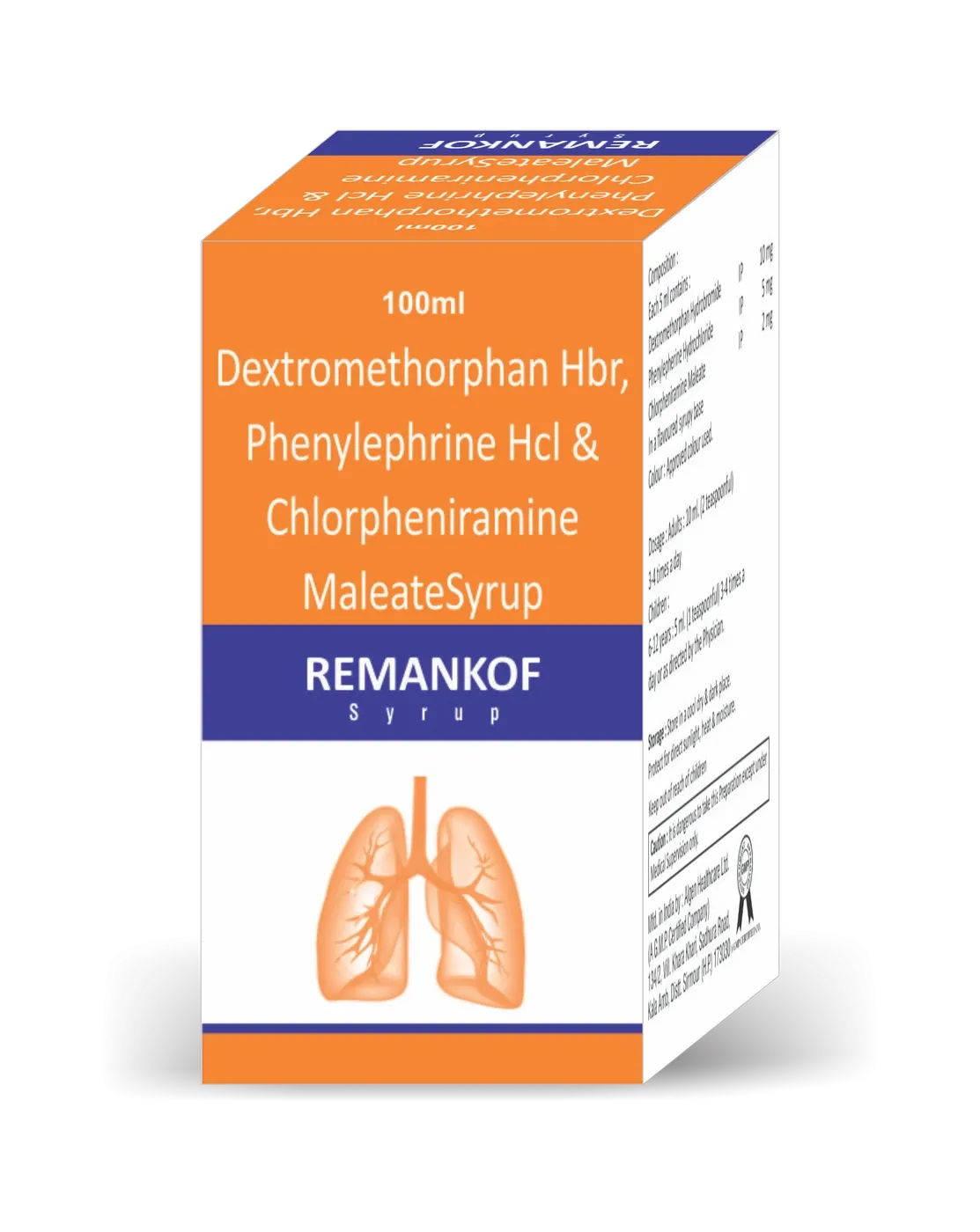 Remankof syrup pack
