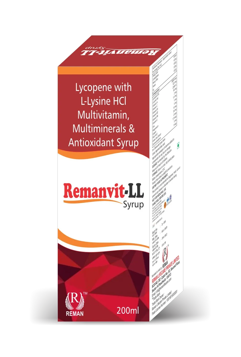 Remanvit-LL syrup pack