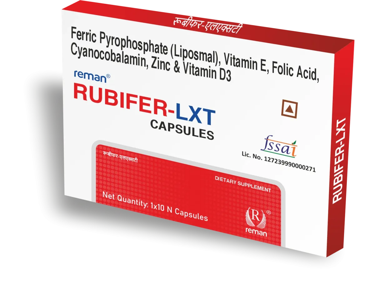 Rubifer-LXT capsules pack